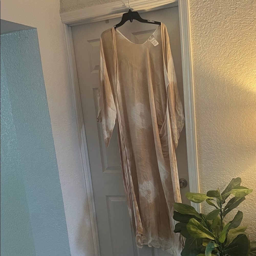Free People tie dye duster